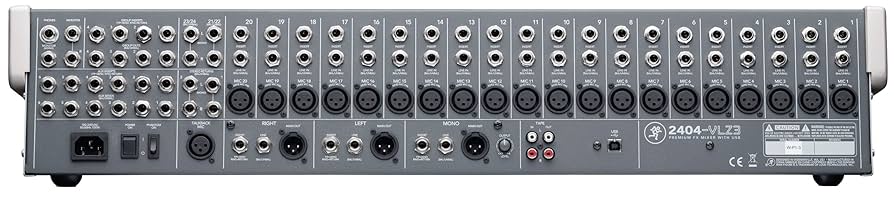 Amazon.com: Mackie 2404-VLZ3 Premium 24-Channel FX Mixer